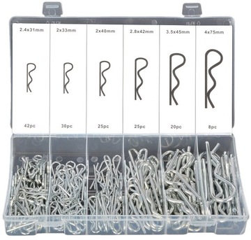 НАБОР ПРУЖИННЫХ ШПИЛЬКОВ, 150 ШТ.