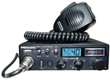 PRESIDENT TAYLOR IV CB RADIO ASC SWR-метр 12/24