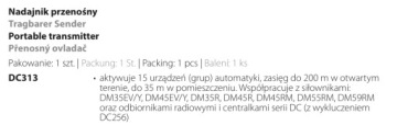 Aluprof DC313 15-канальный пульт дистанционного управления для рольставней
