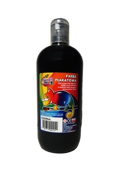 Farba Plakatowa Plakatówka Tempera 0,5L Czarna