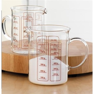 Чашка с мерным стаканом, емкость 1л, термостойкий кувшин 11916