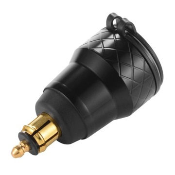 PRZEJŚCIÓWKA DIN WOLTOMIERZ 2x USB 2,1A MOTOCYKL