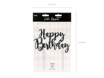 Топпер для торта с надписью Happy Birthday Birthday Topper
