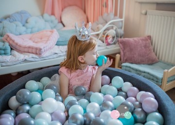 Мячи, разноцветные пластиковые шарики, 50 шт, 6 см, 3 круга