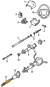CHEVROLET SILVERADO 99-07R KŘIŽÁK SPOJOVNÍK SLOUPCE