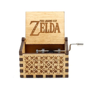 DREWNIANA POZYTYWKA NA KORBKĘ THE LEGEND OF ZELDA