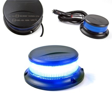LAMPA OSTRZEGAWCZA KOGUT LED ALR 12V 24V MAGNES
