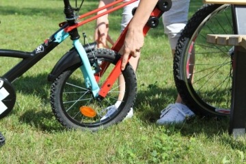 ЖЕСТКОЕ ВЕЛОСИПЕДНОЕ ПОЛОТЕНЦЕ ДЛЯ ДЕТСКОГО ФАКСИРОВКИ TRAIL ANGEL BIKE