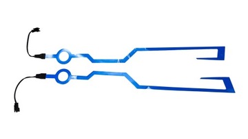 Светодиодное освещение для мотоциклетного шлема, Красная светодиодная лента