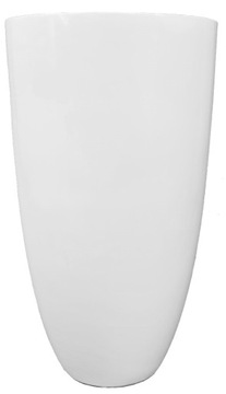 EKSKLUZYWNA BIAŁA DONICA POŁYSK wys 60 cm XL