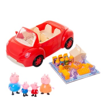 ŚWINKA PEPPA SAMOCHÓD RODZINNY PIKNIK AUTO