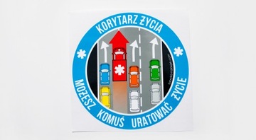 Naklejka Korytarz życia 10 cm