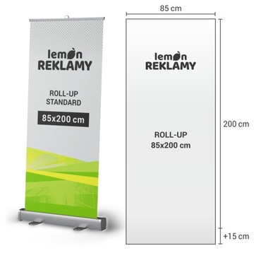 Roll-up Rollup 85cm Blockout DRUK FOTO torba
