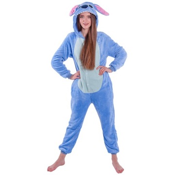 STITCH STICZ STICH PIŻAMA Jednoczęściowa Kigurumi Onesie Dres L 165-174 cm