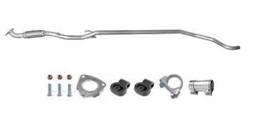 OPEL CORSA D 1.2 (OD 2006r.) TŁUMIK ŚRODKOWY OE 13220795 + 5854362