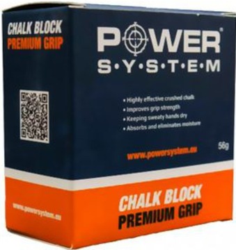 POWER SYSTEM CHALK BLOCK 56 g MAGNEZJA TALK PURE