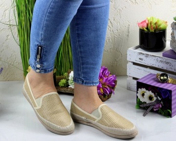 Buty Damskie Espadryle Tenisówki Trampki Slip On38