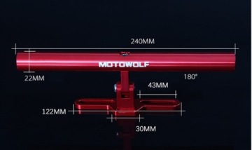 ОРГАНАЙЗЕР ПОПЕРЕЧИНЫ ДЕРЖАТЕЛЬ РУЛЯ МОТОЦИКЛА