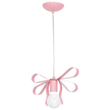 Dziecięca lampa wisząca EMMA PINK 1xE27 różowa