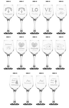 СВАДЕБНЫЙ ПОДАРОК ​​С ГРАВИРОВКОЙ БОКАЛЫ ДЛЯ ВИНА ПОДАРОК ​​НА ЮБИЛЕЙ СВАДЬБЫ ДЛЯ ПАРЫ