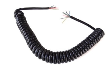 Przewód SPIRALNY elastyczny PRZYCZEPA laweta 8 PIN