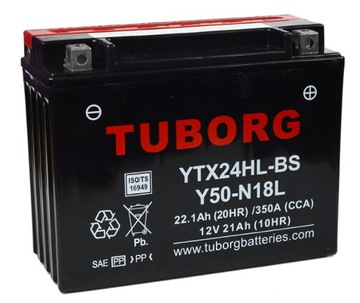 AKUMULATOR Tuborg 12V 22Ah 350A