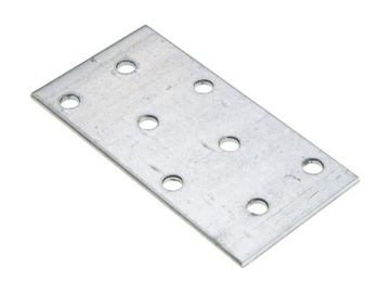 ПЛОСКИЙ СОЕДИНИТЕЛЬ ПЕРФОРИРОВАННАЯ ПЛИТА 80x40 OC. 10 шт