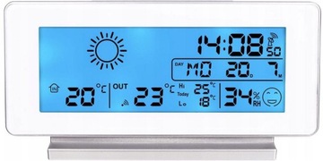 МЕТЕОСТАНЦИЯ ГИГРОМЕТР ТЕРМОМЕТР RCC ПОГОДА