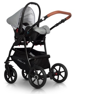 КОЛЯСКА 3в1 ГОНДОЛЬНАЯ ПРОГУЛКА Basic PLUS Grey Fox
