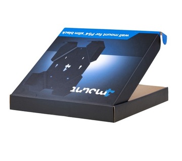 Настенная вешалка на 4 крепления для консоли PS4 Slim, черная