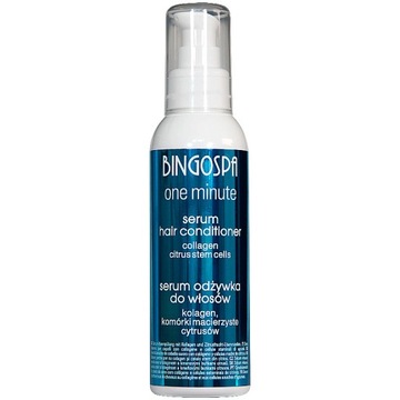 SERUM ODŻYWKA DO WŁOSÓW KOLAGEN KOMóRKI MACIERZYSTE CYTRUSóW 150 g BINGOSPA