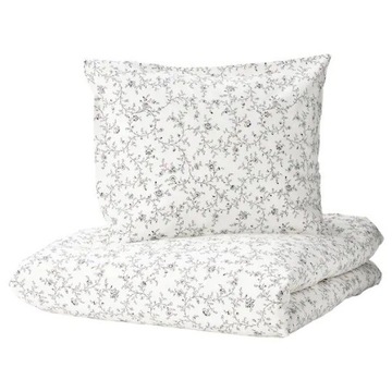 IKEA KOPPARRANKA Komplet pościeli KWIATKI 150x200