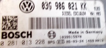 GOLF 5 JETTA 2.0 TDI JEDNOTKA MOTORU 03G906021KK