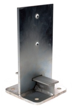 ОСНОВАНИЕ АНКЕРНОГО СТОЙКА, ВИНТОВОЕ, ПОЛУСКРЫТОЕ 120x250