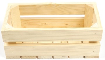 ДЕКОРАТИВНАЯ ДЕРЕВЯННАЯ КОРОБКА СТРОГАННАЯ 30x15x12