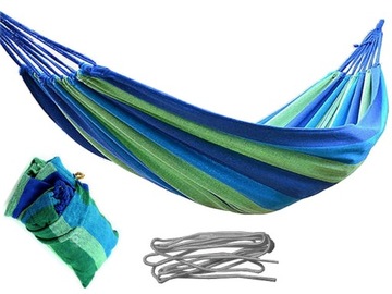Hamak DWUOSOBOWY 200X150 HUŚTAWKA LEZAK