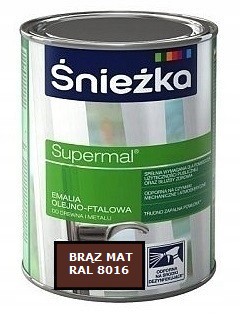 SUPERMAL EMALIA OLEJNO-FTALOWA BRĄZ MAT 0,8L