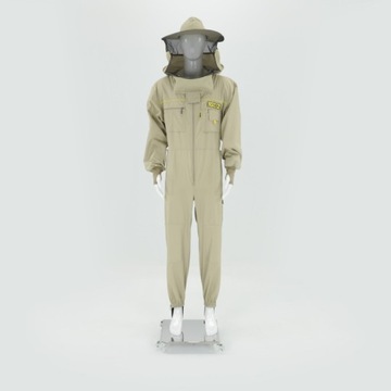 Kombinezon pszczelarski rozpinany Premium Łysoń L