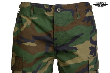 БРЮКИ УЗКОГО КРОЯ WOODLAND BDU RipStop в стиле милитари - L