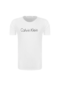 CALVIN KLEIN koszulka t-shirt biała bawełna L