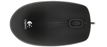 Mysz przewodowa Logitech B100 czarna USB x70