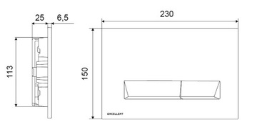 ОТЛИЧНАЯ РАМКА УНИТАЗА SHIRO + КНОПКА ПЛАТТО, БЕЛАЯ