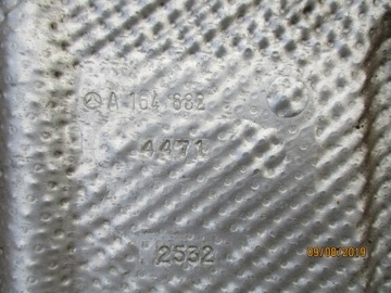 ТЕПЛОВОЙ ЭКРАН ВЫХЛОПА MERCEDES W164 X164 ML GL