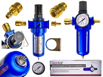 REDUKTOR CIŚNIENIA FILTR POWIETRZA ODWADNIACZ 1/2