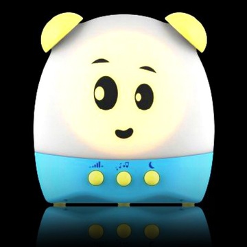 DUSZEK 3IN1 - НОЧНИК, МУЗЫКАЛЬНАЯ ШКАТУЛКА, БУДИЛЬНИК