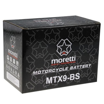 Гелевая батарея AGM MTX9-BS YTX9-BS 8 Ач 120 А для квадроцикла Honda Cbr Yamaha Xj