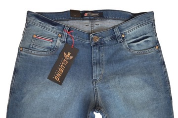 DŁUGIE spodnie Clubing jeans 92cm pas W36 L36