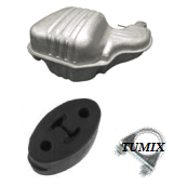 VOLVO V70 2.0 2.3 2.4 2.5 TŁUMIK TŁUMIKI KOMPLET!