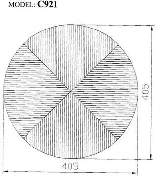 C921 Сиденье из плетеной ткани CS