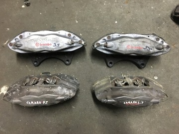 CAMARO SS TŘMENY BRZDY BIG BRAKE BREMBO 4-TLOCZKOWE ZADNÍ